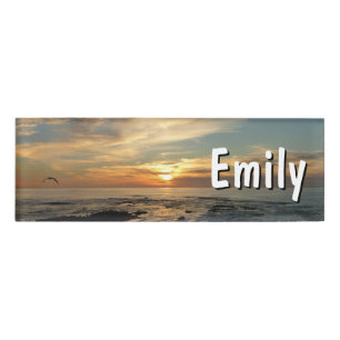 Badge D'identification San Diego Sunset