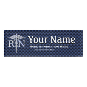 Badge D'identification Serpents de caducée de RN d'infirmier autorisé sur