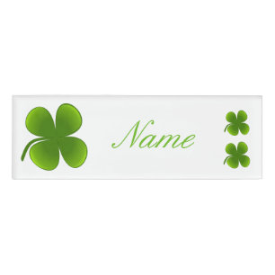 Badge D'identification Shamrocks de la Saint Patrick Thunder_Cove