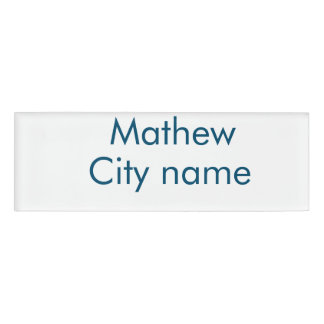 Badge D'identification simple lettre initiale monogramme ajouter votre no