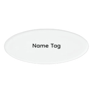 Badge D'identification Simple Personnalisé Étiquette nominative