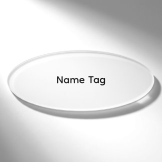 Badge D'identification Simple Personnalisé | Étiquette nominative