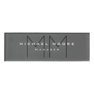 Badge D'identification Simple Plaine simple créative et durable