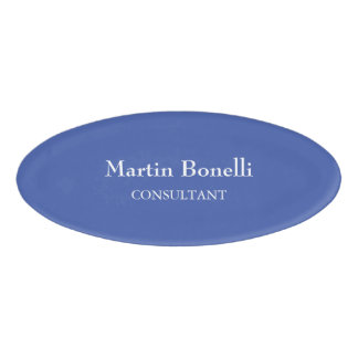 Badge D'identification Simple Plaine simple créative et durable