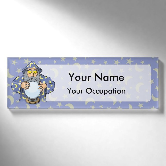 Badge D'identification Sorcier avec Balle (Devant)
