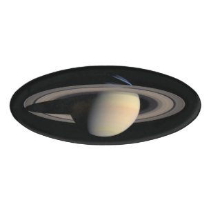 Badge D'identification Sunlit Saturn Gas géant Planet par Cassini