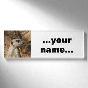 Badge D'identification Suricate 029