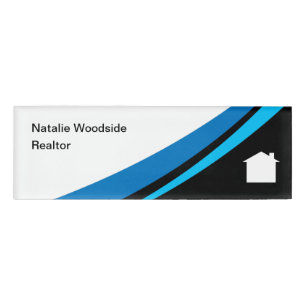 Badge D'identification Symbole moderne de Chambre d'agent immobilier