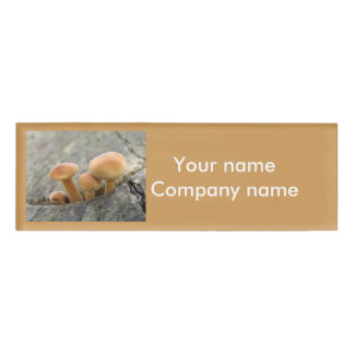 Badge D'identification Tabourets sur un tronc d'arbre Balise de nom perso