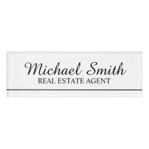 Badge D'identification Tag de nom personnalisé professionnel
