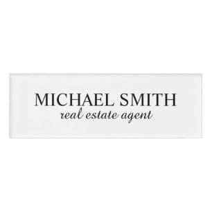 Badge D'identification Tag de nom personnalisé professionnel