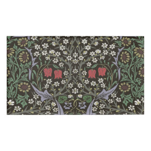 Badge D'identification Tapisserie florale de William Morris Blackthorn