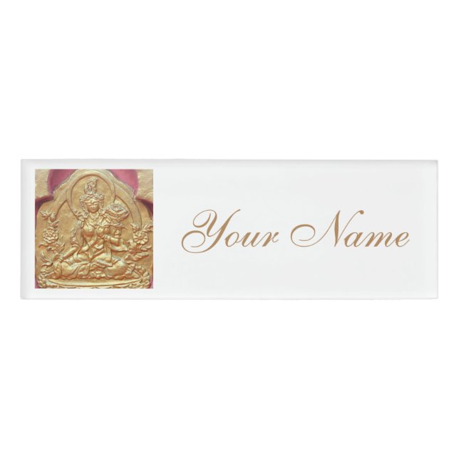 Badge D'identification tara bouddha (Devant)