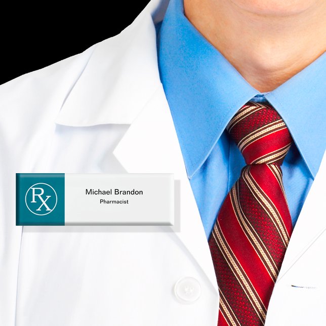Badge D'identification Thème de pharmacien moderne (Créateur téléchargé)