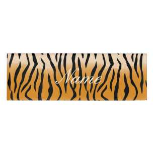 Badge D'identification Tiger Stripes Motif Thunder_Cove