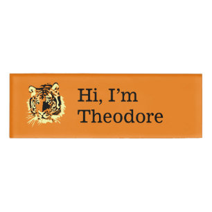 Badge D'identification Tigre de tigre de tigre
