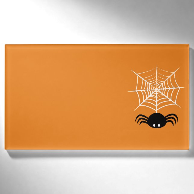Badge D'identification Toile d'araignée Halloween  (Devant)