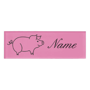 Badge D'identification Tonnerre d'animal de porc