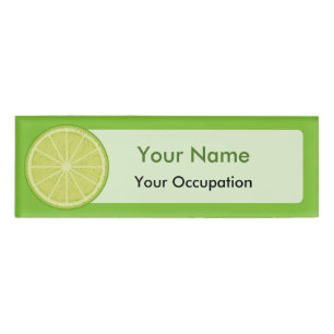 Badge D'identification Tranches de chaux
