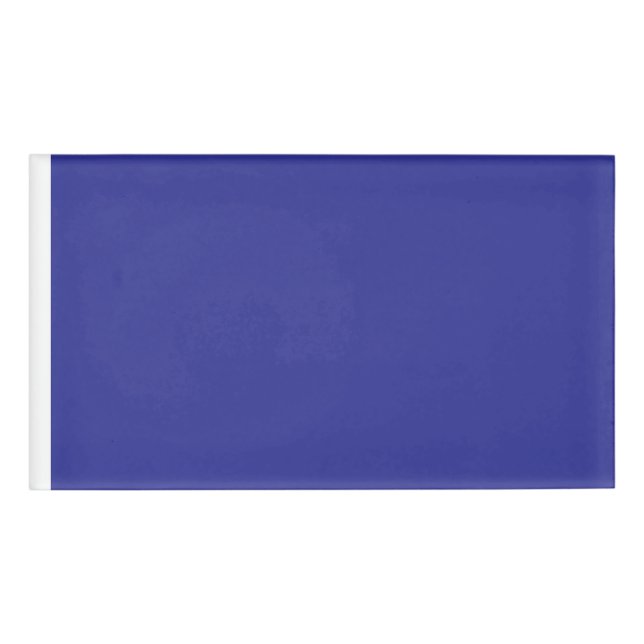 Badge D'identification Transformez votre espace avec un bleu élégant (Devant)