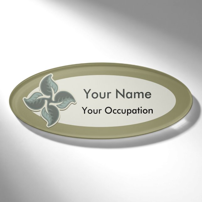 Badge D'identification Tuile déco 3 (Devant)