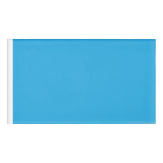 Badge D'identification un arrière - plan bleu avec un chat noir et blanc