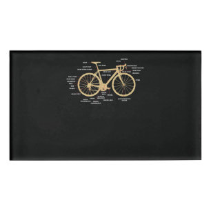Badge D'identification Vélo Cyclisme Anatomie Road Bike Parts Vélo