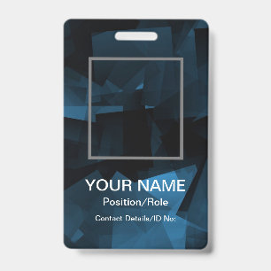 Badge d'identification vertical personnalisable