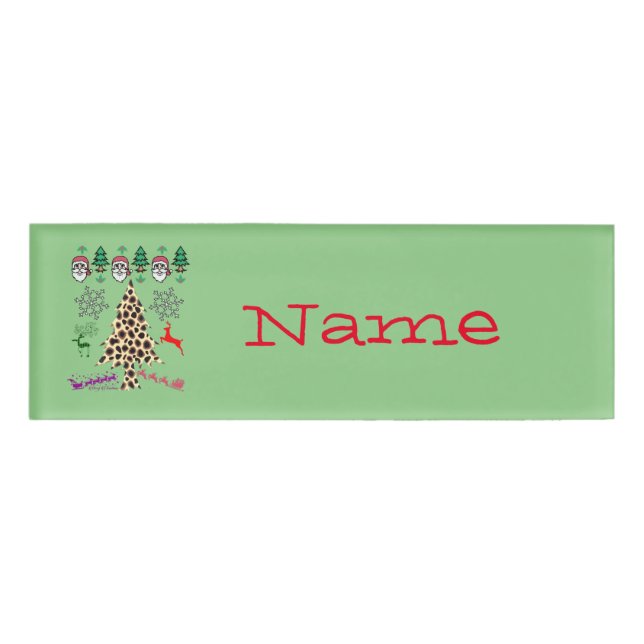 Badge D'identification Vilain Noël Random Mishmash Thunder_Cove (Devant)