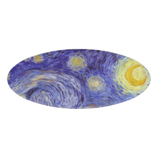 Badge D'identification Vincent Van Gogh Starry Nuit Vintage Art