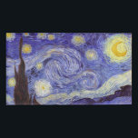 Badge D'identification Vincent Van Gogh Starry Nuit Vintage Art<br><div class="desc">Vincent van Gogh Starry Night Art Peinture Starry Night est un tableau de l'artiste post-impressionniste néerlandais Vincent van Gogh. Le ciel bleu de la nuit est rempli de nuages tourbillonnants, d'étoiles et d'une lune brillante croissant. La Nuit étoilée est la seule nocturne de la série de vues depuis la fenêtre...</div>