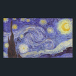 Badge D'identification Vincent Van Gogh Starry Nuit Vintage Art<br><div class="desc">Vincent van Gogh Starry Night Art Peinture Starry Night est un tableau de l'artiste post-impressionniste néerlandais Vincent van Gogh. Le ciel bleu de la nuit est rempli de nuages tourbillonnants, d'étoiles et d'une lune brillante croissant. La Nuit étoilée est la seule nocturne de la série de vues depuis la fenêtre...</div>