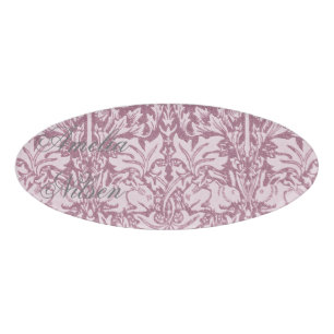 Badge D'identification William Morris, Le voleur de fraises, revamped, ar