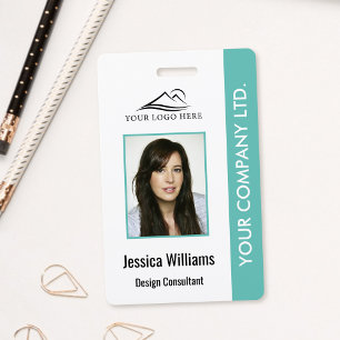 Badge d'identité d'employé d'entreprise personnali