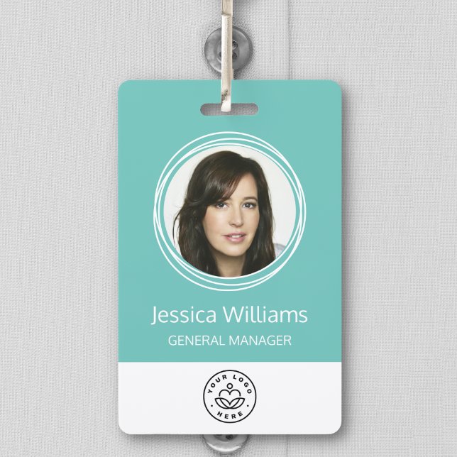 Badge d'identité d'entreprise personnalisé sarcell (Créateur téléchargé)