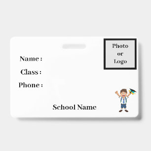 badge d'identité d'étudiant