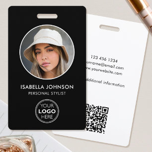 Badge d'identité personnalisé pour employé Moderne