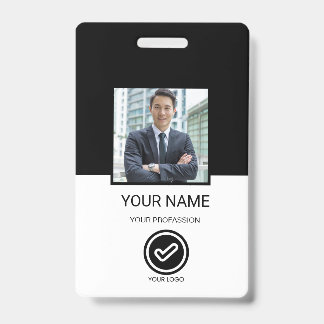 Badge d'identité personnalisé pour les employés