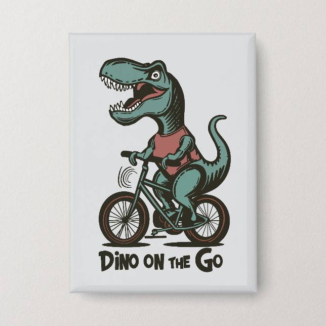 Badge Dino en vadrouille (Recto)