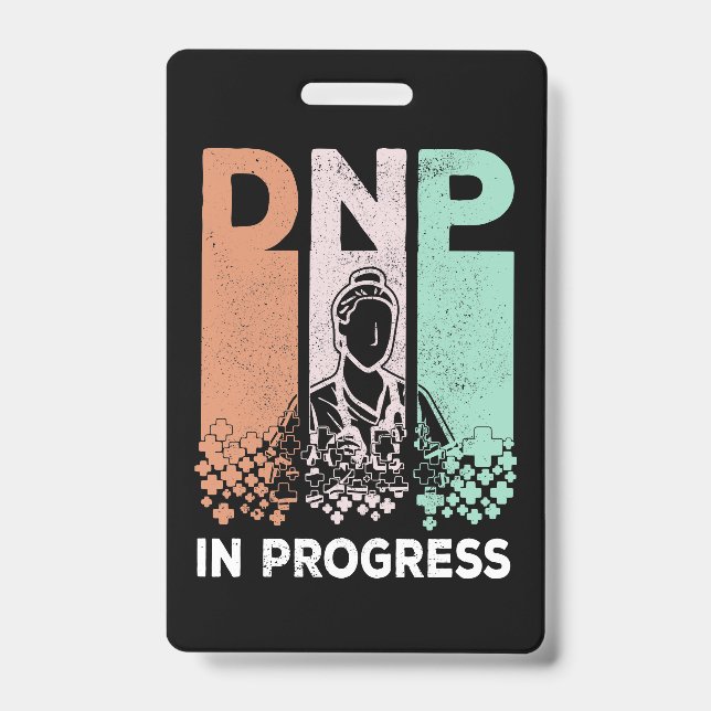 Badge DNP en cours - École et formation d'infirmières (Avant)