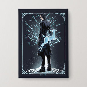 Badge Doe Patronus d'Anime Severus Snape