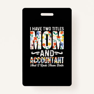 Badge Don comptable | Maman Et Comptable