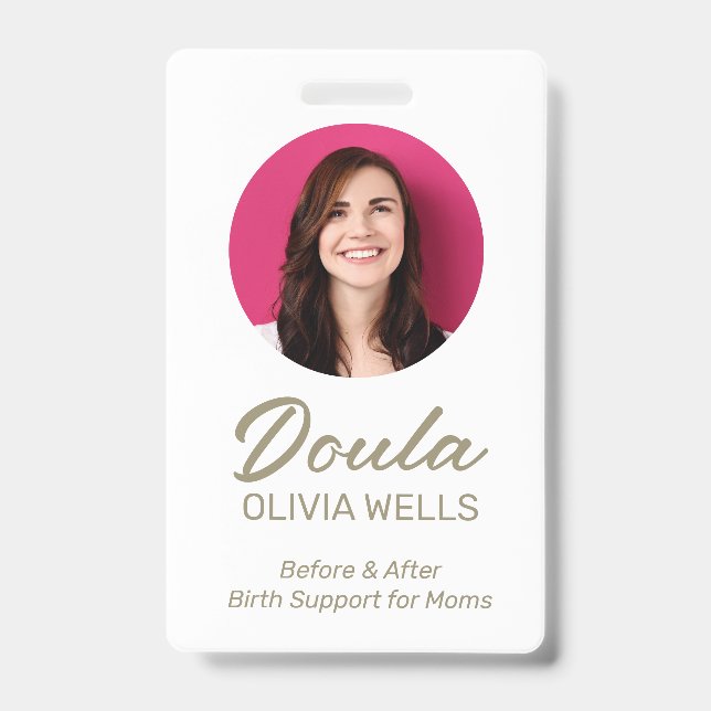 Badge Doula accouchement | Photo de Coach Postpartum (Avant)