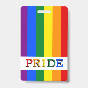 Badge Drapeau Arc-en-ciel & LGBT, Fierté