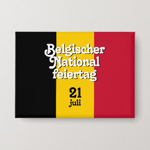 Badge Drapeau belge allemand Belgischer