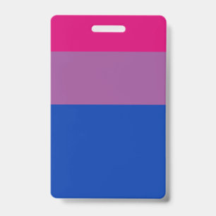 Badge Drapeau Bisexuel