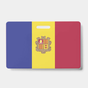 Badge drapeau d'Andorre
