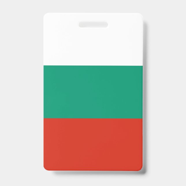 Badge Drapeau de Bulgarie (Avant)