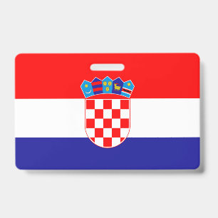 Badge Drapeau de Croatie