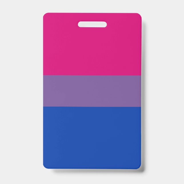 Badge Drapeau de fierté bisexuel (Avant)